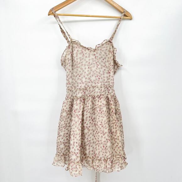 TRIPP NYC Sleeveless Chiffon Ruffle Mini Dress Women's Size XL - Picture 2 of 8
